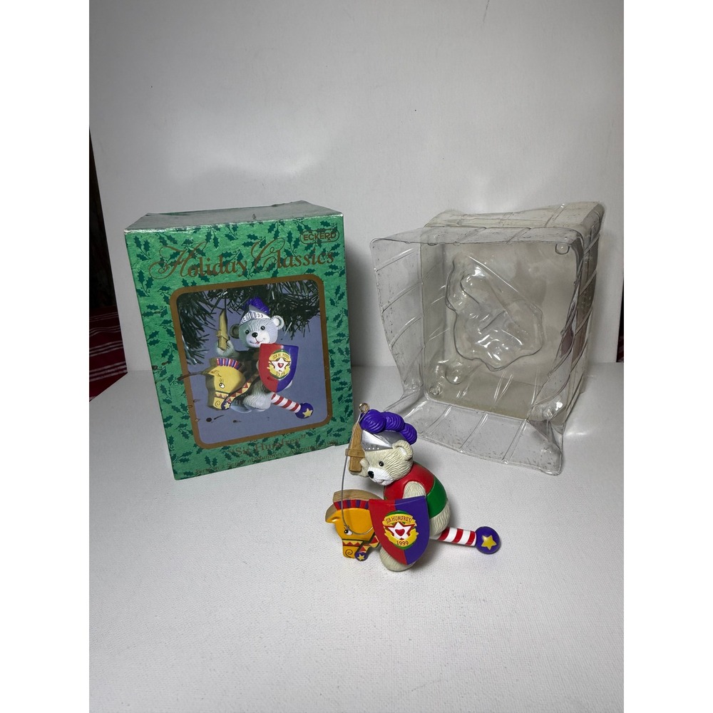 Vintage Eckerds Holiday Classics Christmas Ornament, 1999 Sir Humfrey - WITH BOX